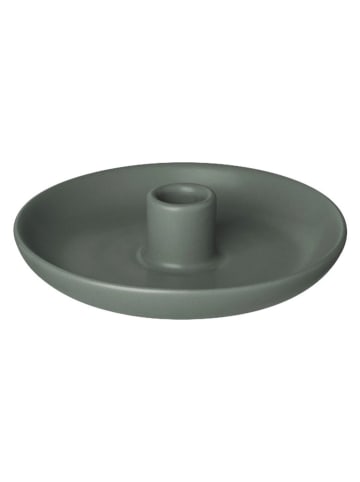 Blomus Świecznik "Vela" w kolorze zielonym - wys. 2 x Ø 14 cm