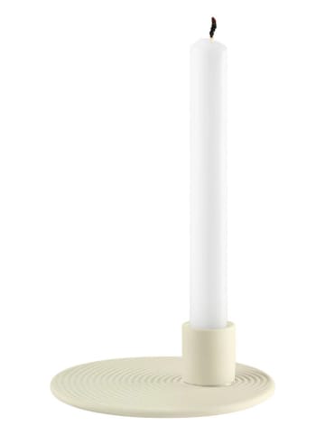 Blomus Kerzenhalter ''Nona'' in Creme - (H)3,5 x Ø 12 cm