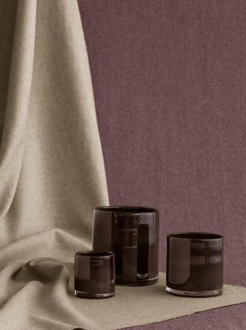 Blomus Windlicht "Saga" lichtbruin - (H)12 x Ø 12 cm