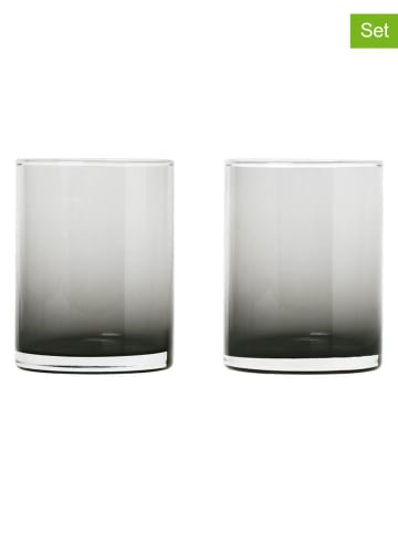 Blomus 2-delige set: drinkglazen "Mera" grijs - 220 ml