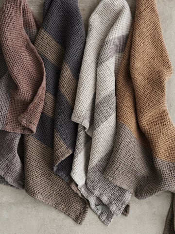 Blomus 2-delige set: theedoeken "Gano" beige/lichtroze - (L)70 x (B)50 cm