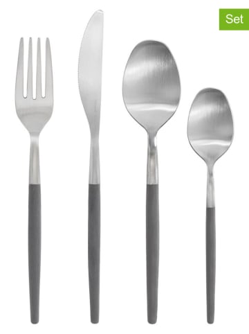 Blomus 16-delige bestekset "Maxime" zilverkleurig/grijs