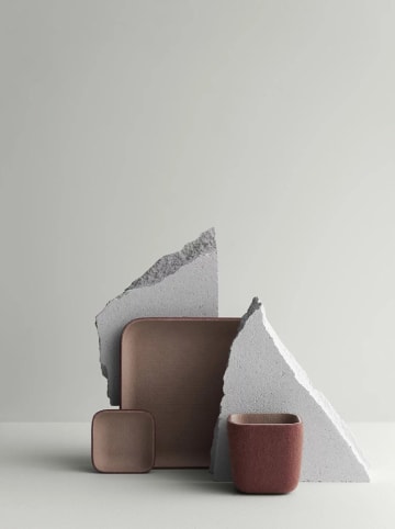 Blomus Kubek "Herba" w kolorze brązowoczerwonym na kubki - 10 x 10 x 10 cm