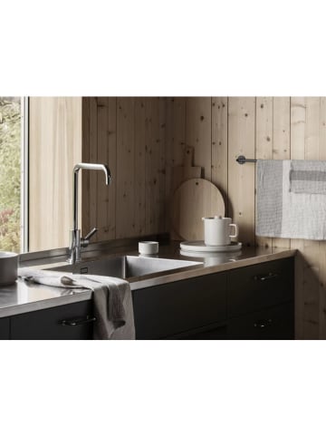 Blomus 2-delige set: theedoeken "Gano" crème/beige - (L)25 x (B)25 cm