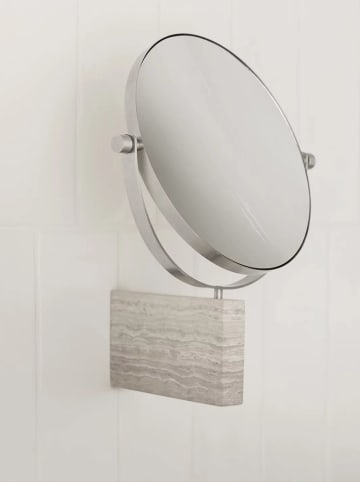 Blomus Marmor-Kosmetikspiegel in Beige - (B)21 x (H)26,5 x (T)2 cm