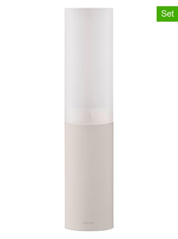 Blomus 3er-Set: Windlichter ''Faro'' in Beige