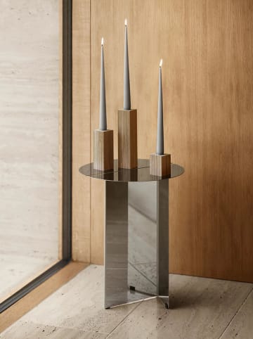 Blomus 3er-Set: Kerzenhalter "Dreva" in Beige