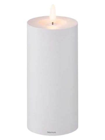 Blomus LED-Kerze ''Noca'' in Hellgrau - (H)17 cm