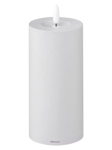 Blomus LED-Kerze ''Noca'' in Hellgrau - (H)17 cm