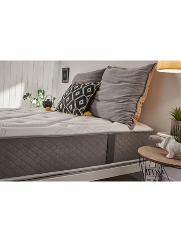 Moonia Matras "Platinium Classic" wit/grijs