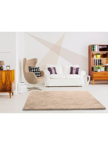Atticgo Hochflor-Teppich "Alpaca" in Beige