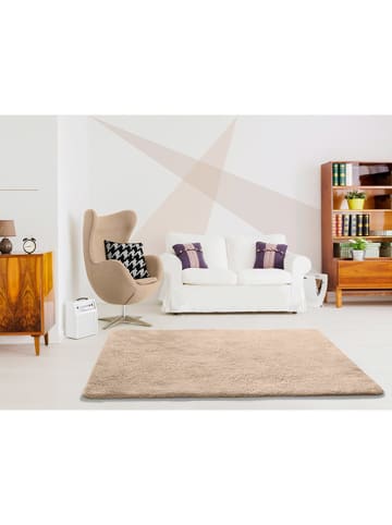 Atticgo Hochflor-Teppich "Alpaca" in Beige