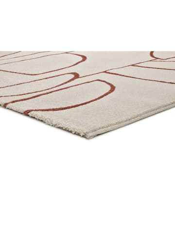Atticgo Kurzflor-Teppich "Beruti" in Creme/ Braun