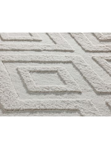 Moma Kurzflor-Teppich "Estilo" in Creme