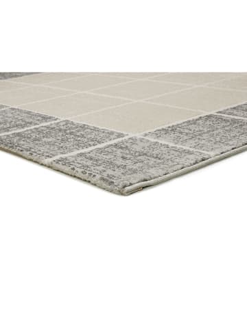 Atticgo Laagpolig tapijt "Flora" crème/grijs/wit