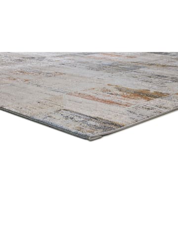 Atticgo Kurzflor-Teppich "Kilis" in Creme/ Orange/ Blau