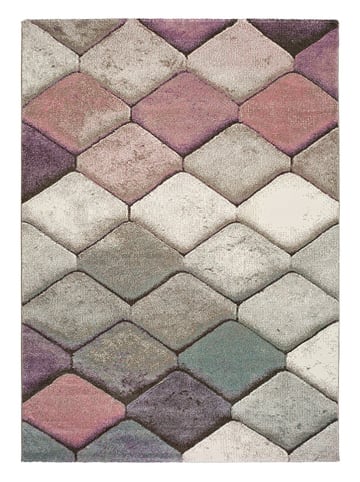 Atticgo Kurzflor-Teppich "Mubis" in Bunt