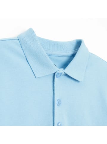 COOL CLUB 2er-Set: Poloshirts in Hellblau/ Weiß