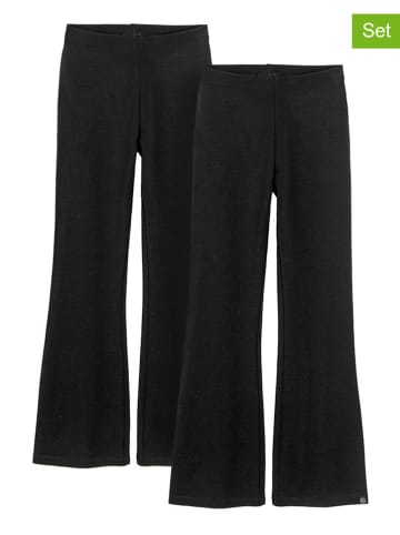 COOL CLUB Legginsy (2 pary) w kolorze czarnym