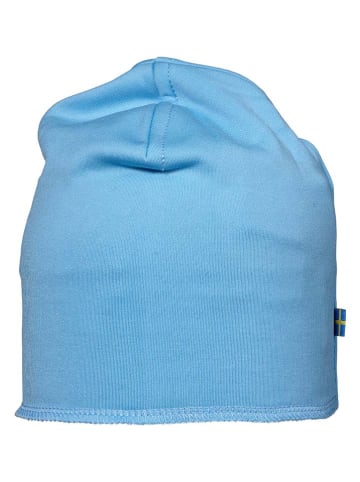 Isbjörn Beanie "Panda" in Blau