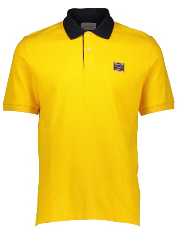 Gant Koszulka polo w kolorze żółtym