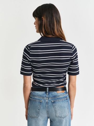 Gant Poloshirt in Dunkelblau/ Weiß