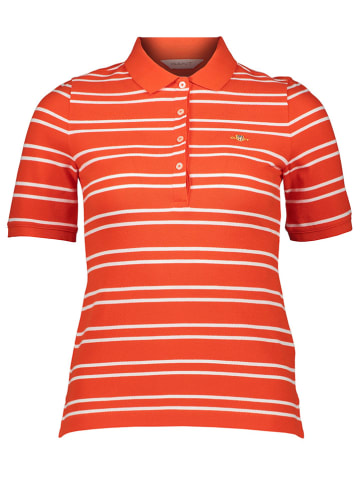 Gant Poloshirt in Orange/ Weiß