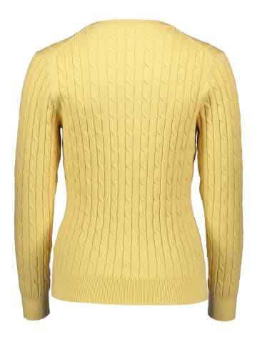 Gant Sweter w kolorze żółtym