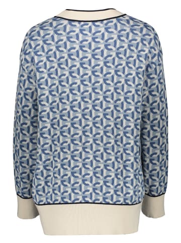 Gant Vest blauw/crème