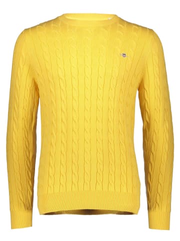 Gant Sweter w kolorze żółtym