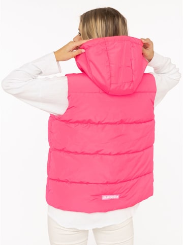 Zwillingsherz Steppweste kurz "Strandglück" in Pink