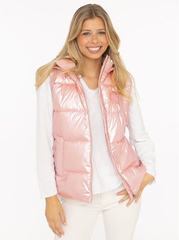 Zwillingsherz Doorgestikte bodywarmer "Zwillingsherz" lichtroze