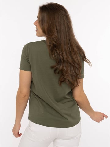 Zwillingsherz Shirt "Wild Heart" kaki