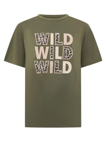 Zwillingsherz Shirt "Wild Wild Wild" kaki