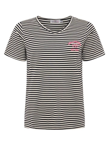 Zwillingsherz Shirt "Zwillingsherz" zwart/wit