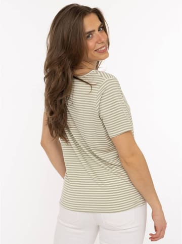 Zwillingsherz Koszulka "Zwillingsherz" w kolorze beżowym