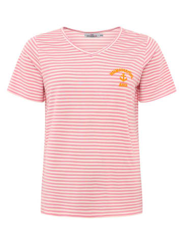 Zwillingsherz Shirt "Heimatgefühl" in Rosa/ Weiß