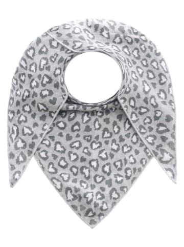 Zwillingsherz Chusta trójkątna w kolorze szarym - 200 x 100 cm