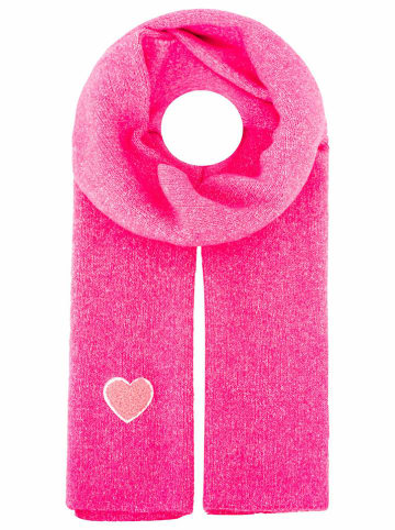 Zwillingsherz Schal "Herz" in Pink - (L)35 x (B)48 cm