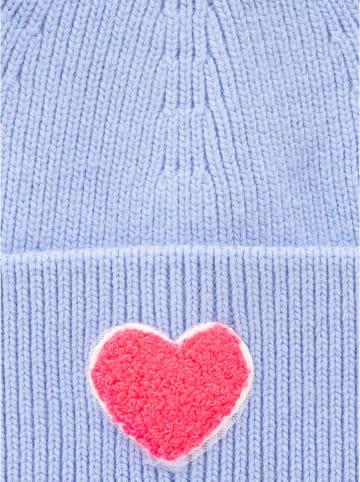 Zwillingsherz Czapka "Heart" w kolorze błękitnym