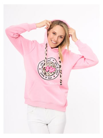 Zwillingsherz Hoodie "Kelly" lichtroze