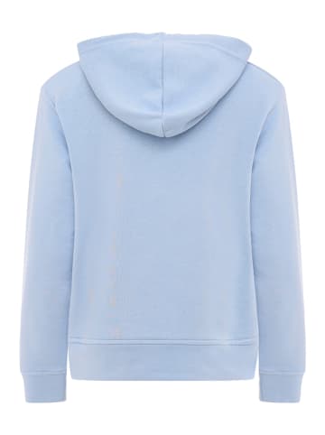 Zwillingsherz Hoodie "Smile" in Hellblau