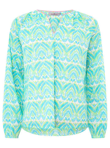 Zwillingsherz Bluse "Joyful" in Türkis