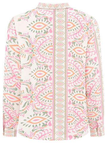 Zwillingsherz 2-delige outfit "Blossom Dream" wit/lichtroze/groen