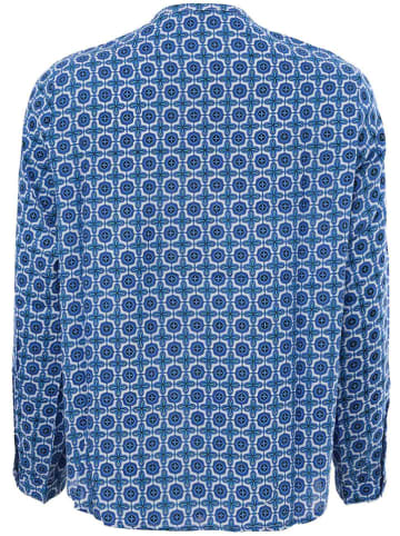 Zwillingsherz Bluse "Yumi" in Blau