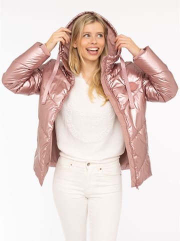 Zwillingsherz Steppjacke in Rosa