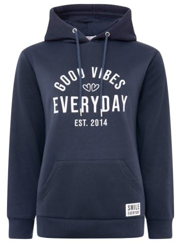 Zwillingsherz Hoodie "Everyday" in Dunkelblau