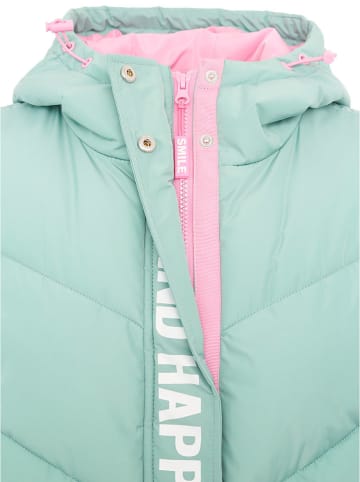 Zwillingsherz Steppweste in Mint