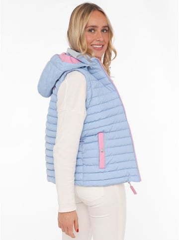 Zwillingsherz 2in1: Steppjacke "Maritim" in Hellblau