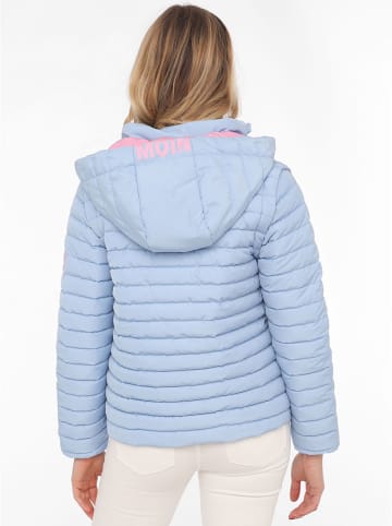 Zwillingsherz 2in1: Steppjacke "Maritim" in Hellblau